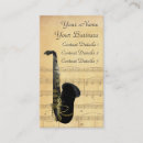 Buscar partitura tarjetas de visita Músico
