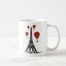 Buscar torre eiffel tazas Flores