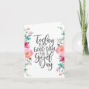 Buscar tenga un buen día tarjetas Floral