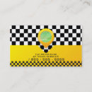 Buscar taxi amarillo tarjetas de visita Conductor