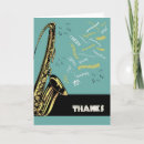 Buscar saxofón tarjetas Jazz