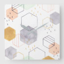 Buscar geometric shape relojes de pared Contemporary