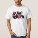 Buscar corazón roto camisetas Minimalista