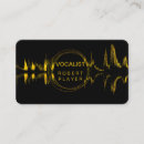 Buscar vocalista tarjetas de visita Profesor de voz