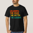 Buscar abuelo hombre camisetas Mito