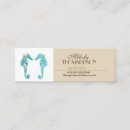 Buscar caballos mar de tarjetas de visita Seahorse