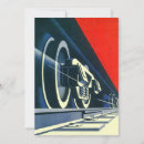 Buscar tren del vintage invitaciones Para todos