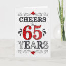 Buscar sesenta y cinco años tarjetas 65 ª