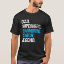 Buscar natación divertida camisetas 7 º papa