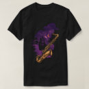 Buscar jazz camisetas Negro