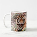 Buscar tigre tazas botellas Fotografía