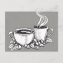 Buscar bosquejo postales Café
