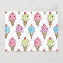 Buscar helado del kawaii postales Postre