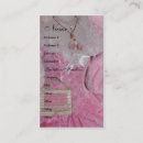 Buscar vestido del vintage tarjetas de visita Sastre