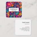 Buscar flores la primavera de tarjetas de visita Floral