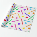 Buscar corazones coloridos papel de regalo Para niños