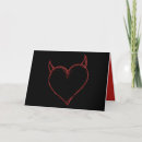 Buscar cuernos del diablo tarjetas Rojo