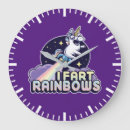 Buscar unicornio lindo relojes de pared Animal