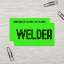 Buscar welder tarjetas de visita Soldador