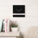 Buscar delgado relojes de pared Para ella