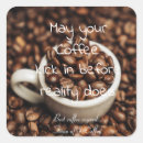 Buscar granos de café pegatinas Foto