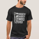 Buscar lobo malo camisetas Nunca