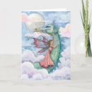 Buscar dragones de hadas tarjetas Acuarela