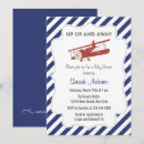 Buscar aeroplano del vintage invitaciones Avión