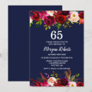 Buscar 65 a fiesta invitaciones de cumpleaños Floral