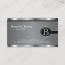 Buscar metal plateado tarjetas de visita Masculino