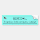 Buscar birdwatching pegatinas parachoque Birdwatcher