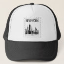 Buscar nyc blanco y negro gorras General y unisex