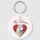 Buscar husky siberiano llaveros Cáustico
