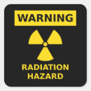 Buscar peligro pegatinas Radiactivo