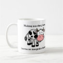 Buscar granjero de la vaca tazas Humor