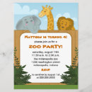 Buscar del parque zoológico invitaciones de cumpleaños Elefante