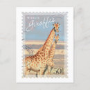Buscar vintage safari postales Jirafa