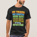 Buscar 50 años de ser impresionante camisetas Fiesta