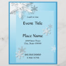 Buscar copo de nieve flyers Invierno