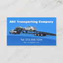 Buscar acarreo tarjetas de visita Transporte