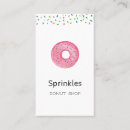 Buscar donut tarjetas de visita Acuarela