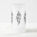 Buscar dragones tribales tazas Negro