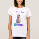 Buscar de la alpaca camisetas Para ella