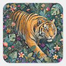 Buscar animales exóticos pegatinas Tigre