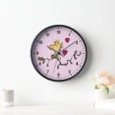 Buscar woodstock relojes de pared Día de san valentín