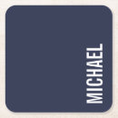 Buscar moderno posavasos Negrita