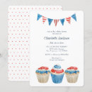 Buscar rojo y azul invitaciones Para ella