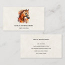 Buscar caballos tarjetas de visita Salvaje