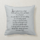 Buscar el amor es paciente cojines Inspirador