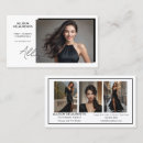 Buscar actrices tarjetas de visita Talento